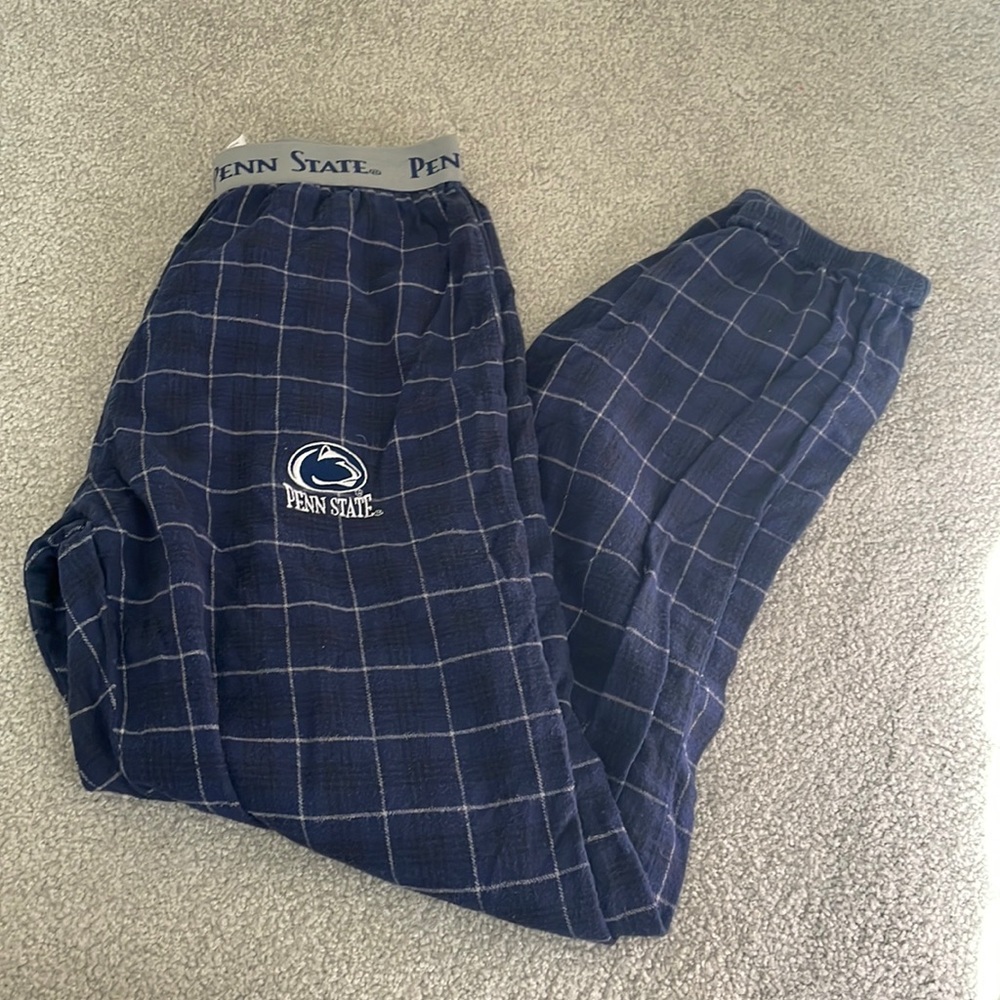 Penn state flannel pajama lounge pants joggers